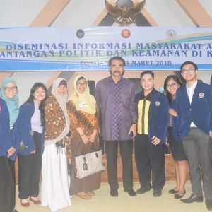 Diseminasi Informasi “Masyarakat ASEAN: Tantangan Politik dan Kemanan di Kawasan”