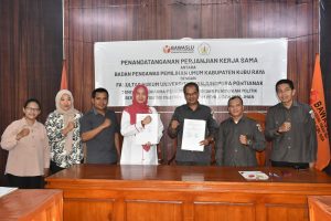 PENANDATANGANAN PERJANJIAN KERJASAMA ANTARA BAWASLU KUBU RAYA DAN FAKULTAS HUKUM UNIVERSITAS TANJUNGPURA