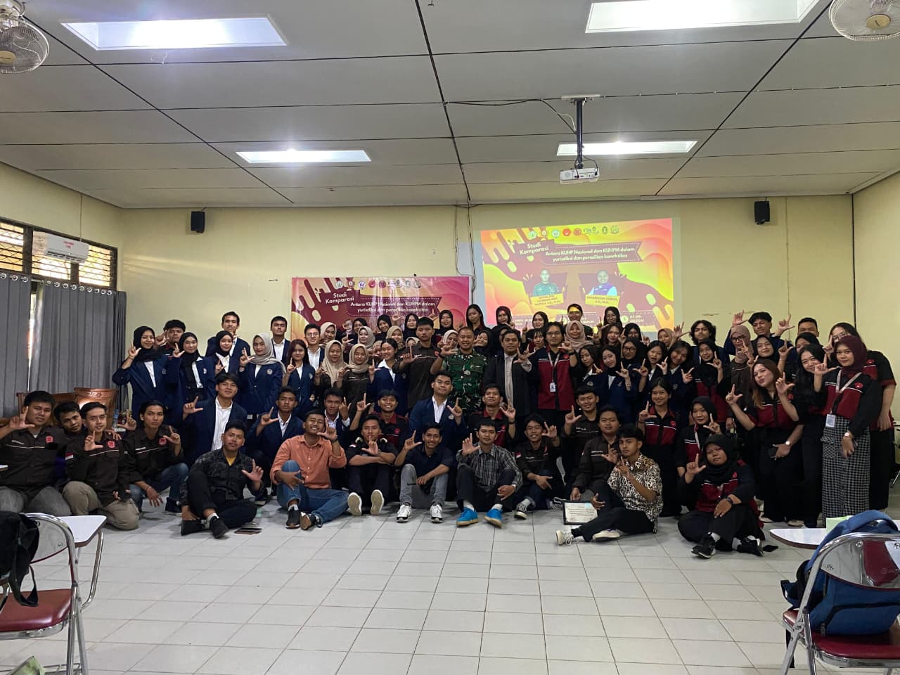 Peserta FGD Justitia Club FH Untan dan HMPSHTN IAIN Pontianak