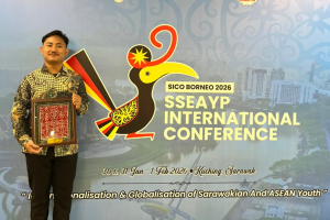 Mahasiswa Fakultas Hukum UNTAN menjadi salah satu delegasi Indonesia dalam mengikuti SSEAYP International Conference (SICO) Borneo Sarawak 2.0 di Kuching, Malaysia