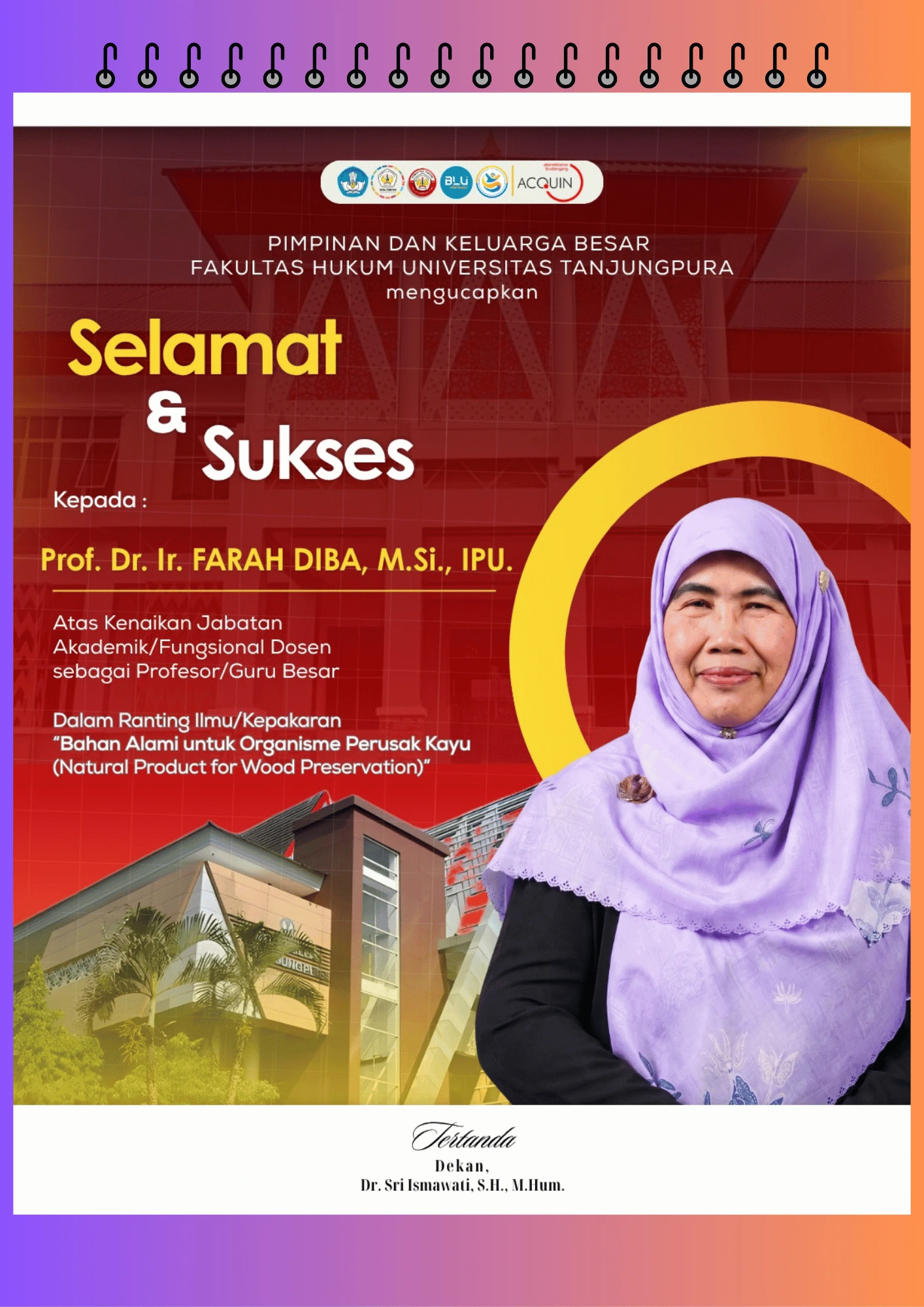 guru besar dekan fahutan untan (GB)